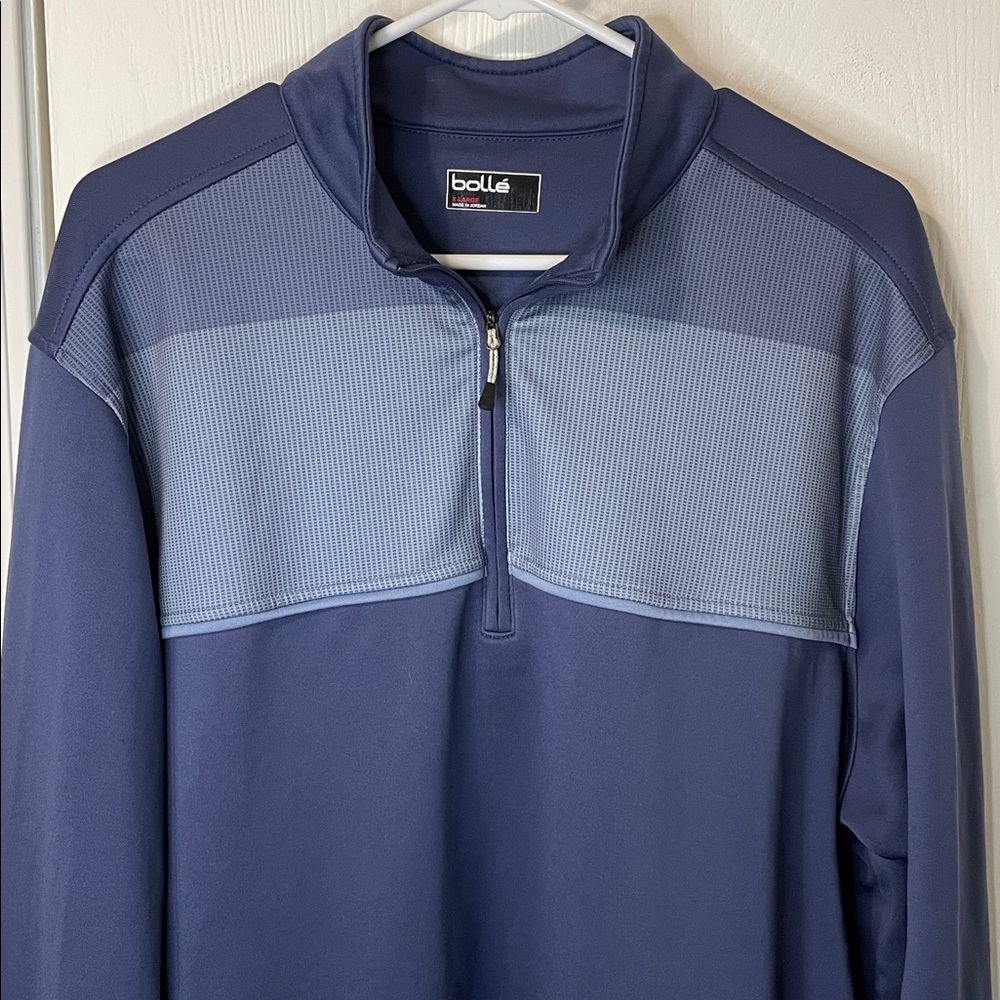 Bolle Performance Like New 1/4 Zip Pullover Men Moisture Wicking Size XL - Picture 3 of 9